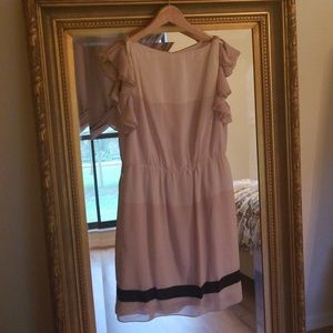 Flutter sleeve LOFT dress